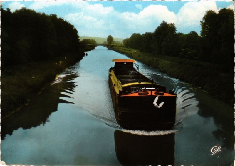 Carte postale ancienne Esbly Le Canal à Esbly