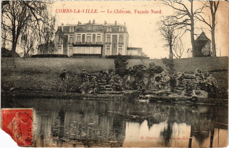 Carte postale ancienne Combs la Ville Le Chateau à Combs-la-Ville