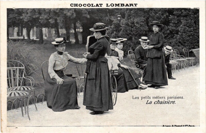 Carte postale ancienne Paris Petits Metiers La Chaisiere