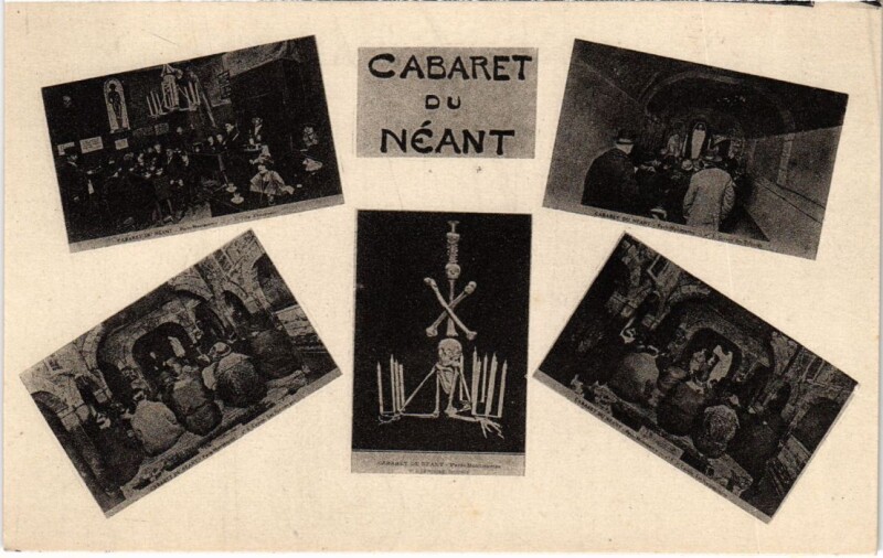 Carte postale ancienne Cabaret du Néant à Paris 18e