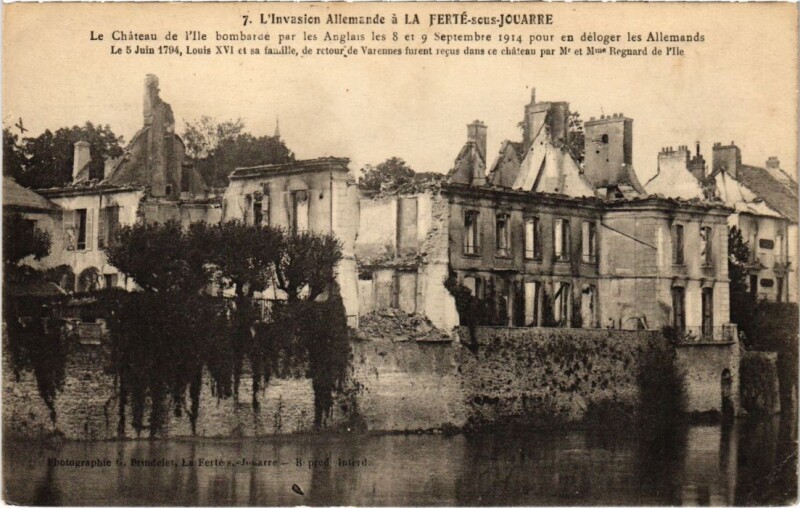 Carte postale ancienne La Ferte sous Jouarre Le Chateau à Jouarre
