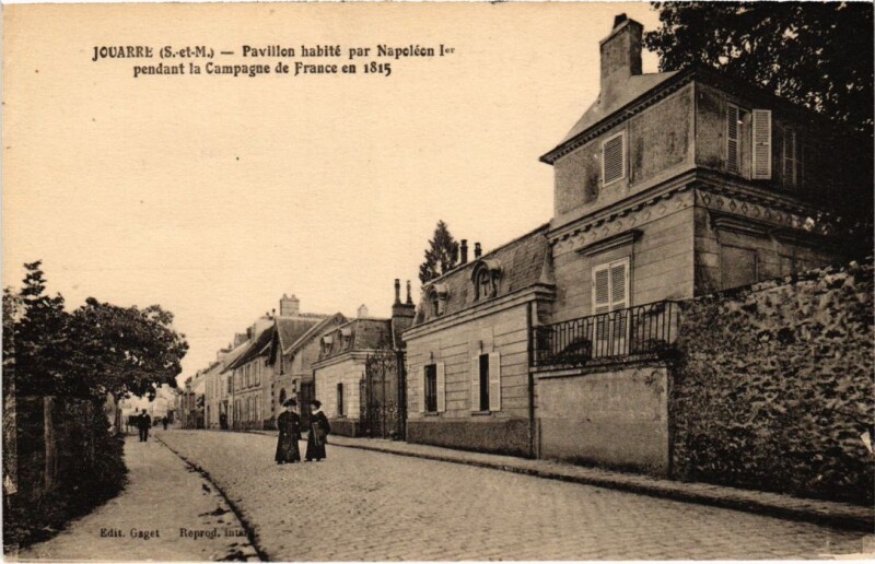 Carte postale ancienne La Ferte sous Jouarre Pavillon habite par Napoleon 1er à Jouarre