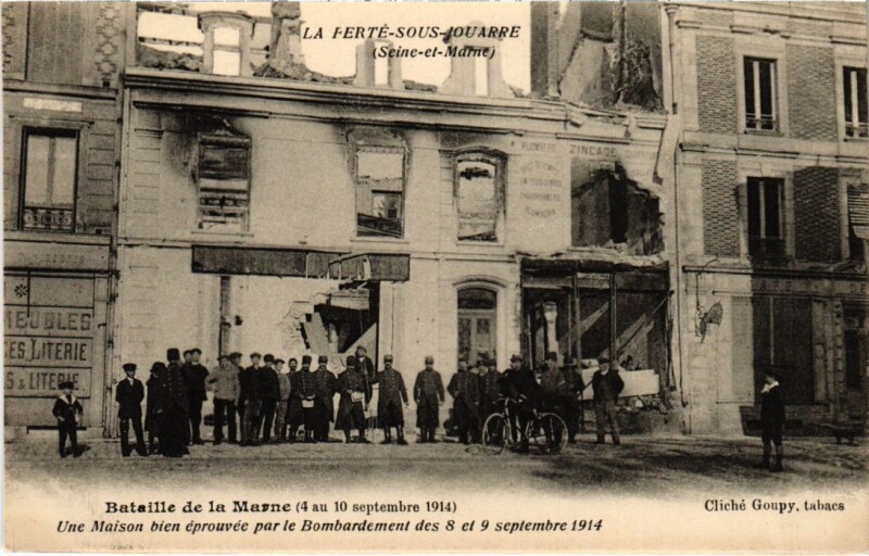 Carte postale ancienne La Ferte sous Jouarre Bataille de la Marne, Une Maison à Jouarre