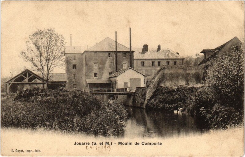 Carte postale ancienne La Ferte sous Jouarre Moulin de Comporte à Jouarre