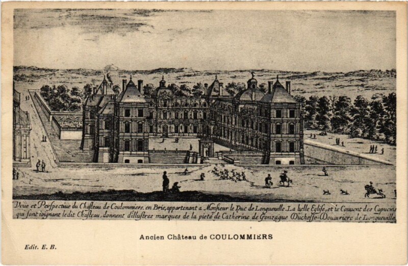 Carte postale ancienne Coulommiers Ancien Chateau à Coulommiers