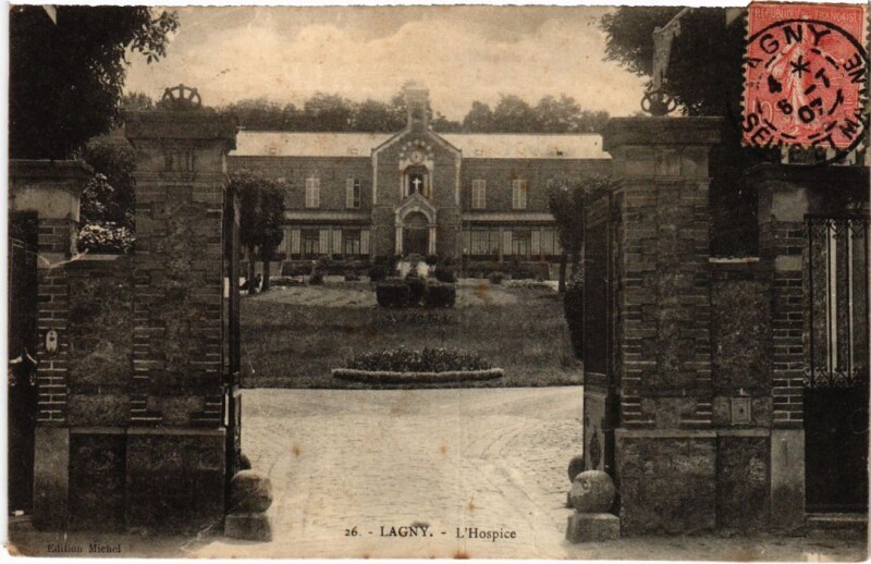 Carte postale ancienne Lagny L'Hospice