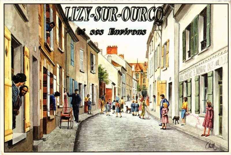 Carte postale ancienne Lizy sur Ourcq et ses environs à Lizy-sur-Ourcq