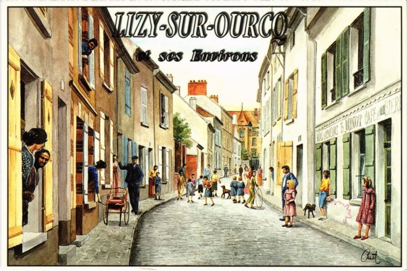 Carte postale ancienne Lizy sur Ourcq et ses environs à Lizy-sur-Ourcq