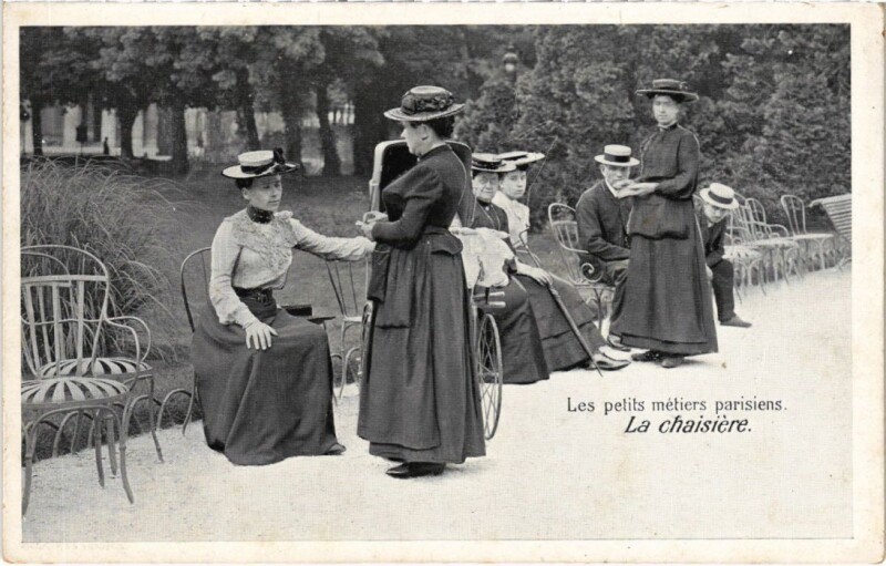 Carte postale ancienne Paris Petits Metiers La Chaisiere
