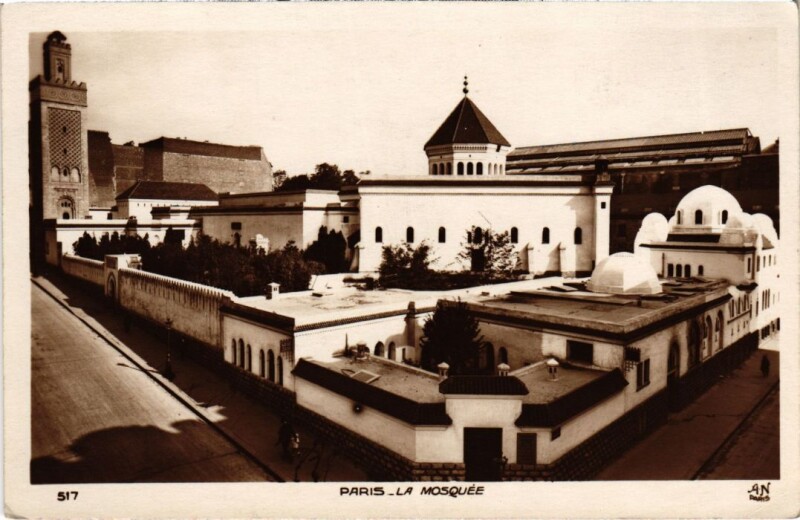 Carte postale ancienne Paris 5e la Mosquee à Paris 5e