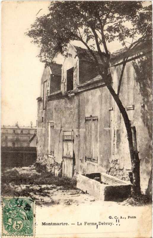 Carte postale ancienne Montmartre - La Ferme Debray à Paris 18e