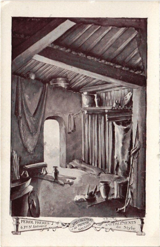 Carte postale ancienne Paris 12e 4, Faug Saint-Antoine Perol Freres Ameublement à Paris 12e