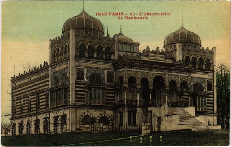 Carte postale ancienne L'Observatoire de Montsouris à Paris 14e