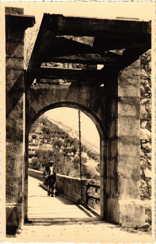 Carte postale ancienne Entrevaux à Entrevaux