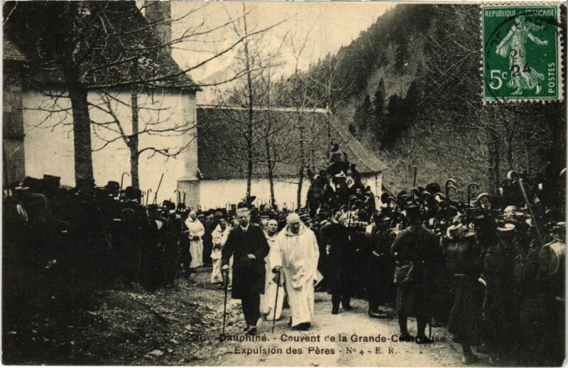Carte postale ancienne Dauphine Couvent de la Grande-Chaitreuse à Dauphin