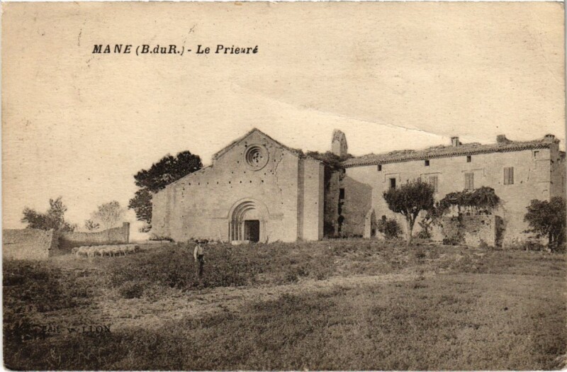 Carte postale ancienne Mane Le Prieure