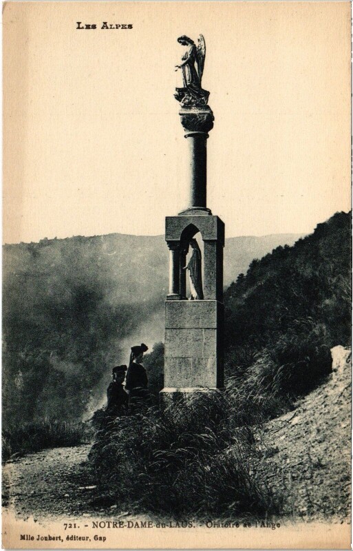 Carte postale ancienne Notre-Dame du Laus - Oratoire de l'Ange