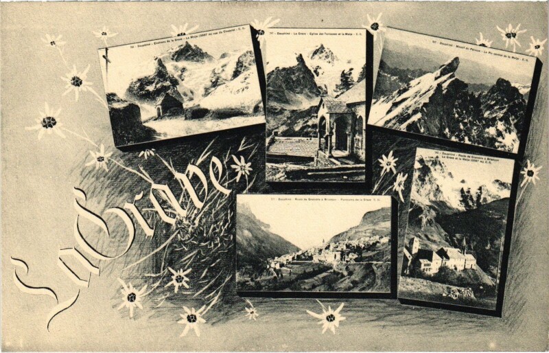 Carte postale ancienne La Grave à La Grave