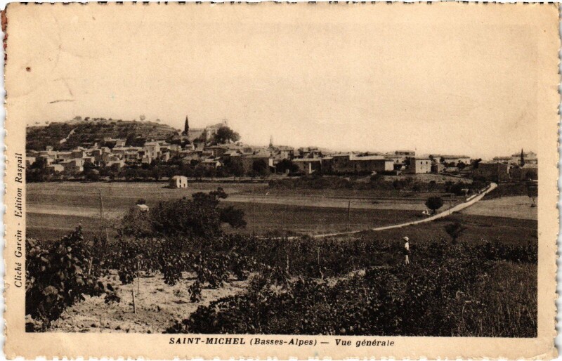 Carte postale ancienne Saint-Michel - Vue générale