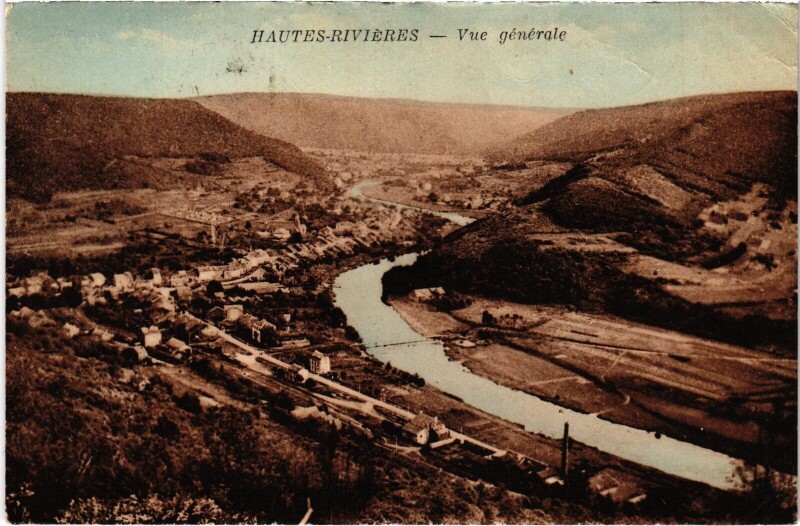 Carte postale ancienne Hautes-Riviéres - Vue générale