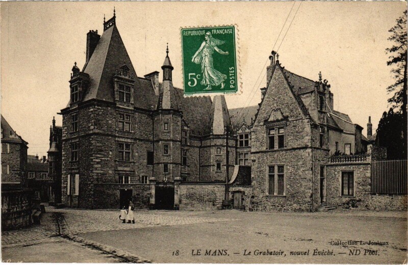 Carte postale ancienne Le Mans - Le Grabatoir, nouvel Evéché au Mans