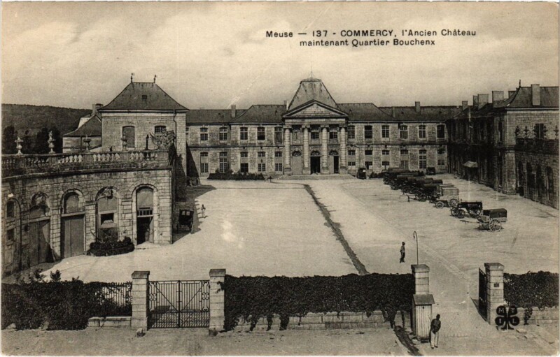 Carte postale ancienne Commercy - L'Ancien Chateau - Maintenant Quartier Bouchenx à Commercy