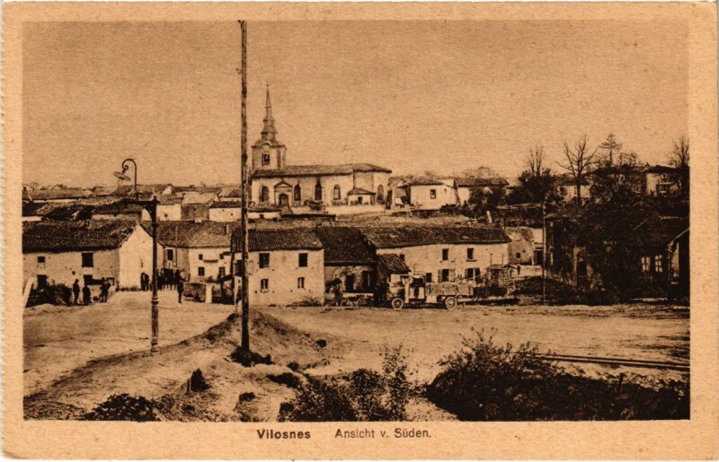 Carte postale ancienne Vilosnes - Ansicht v. Suden