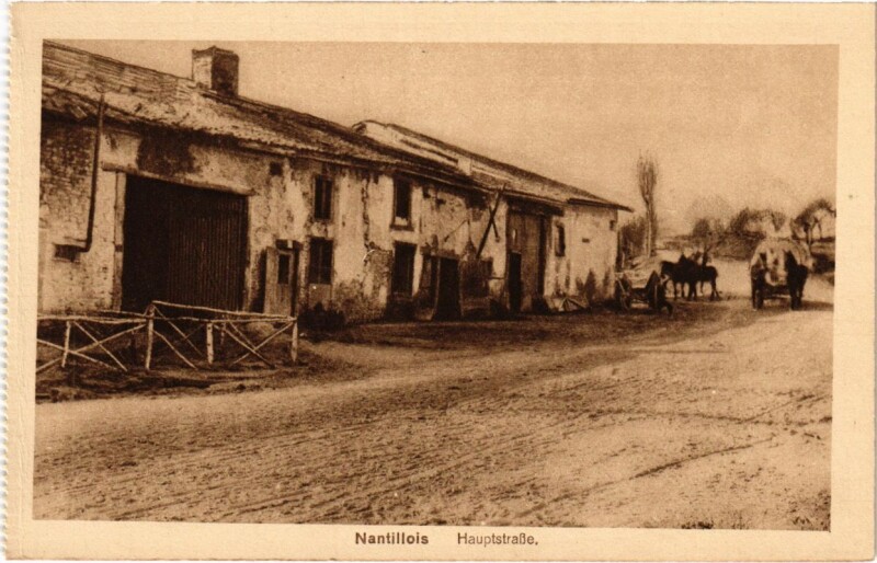 Carte postale ancienne Nantillois - Hauptstrasse à Nantillois