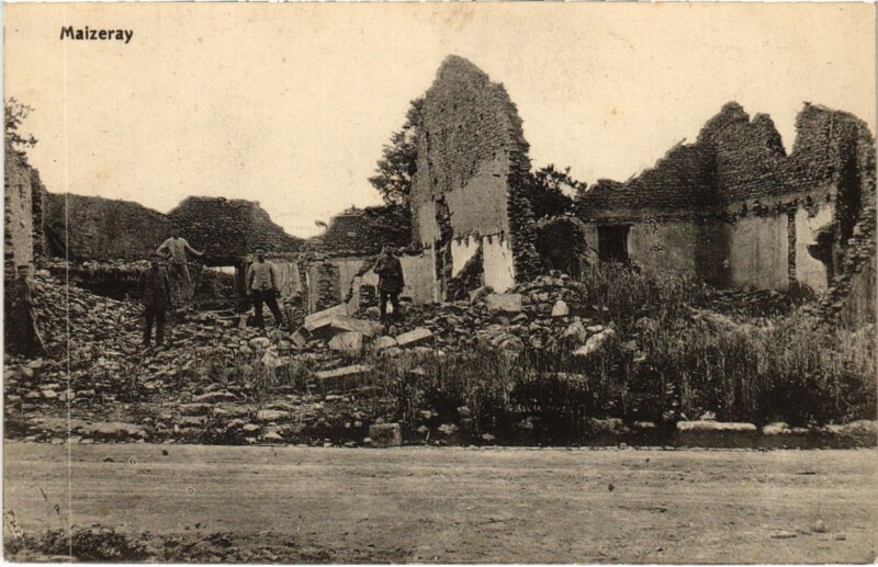 Carte postale ancienne Maizeray - Town Scene - Ruines à Maizeray