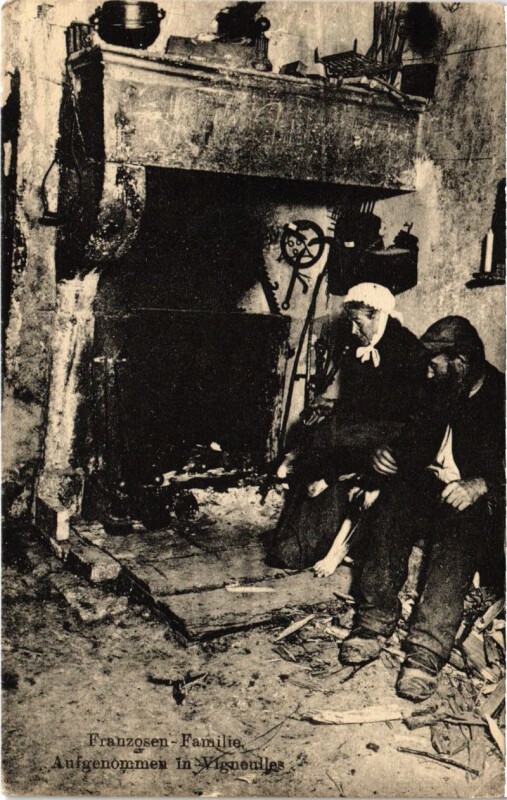 Carte postale ancienne Vigneulles-les-Hattonchatel - Franzosen Familie à Vigneulles-lès-Hattonchâtel