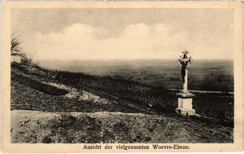 Carte postale ancienne Ansicht der Vielgenannten Woevre-Ebene