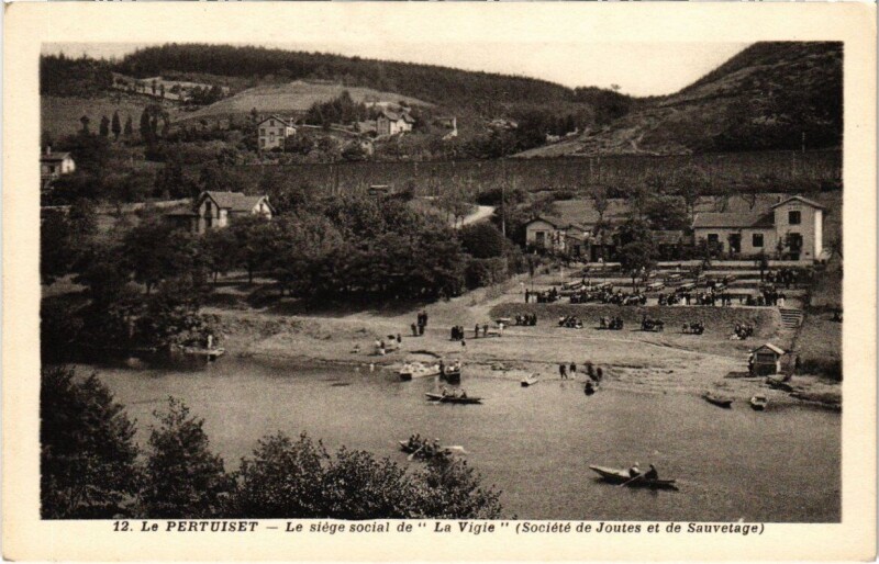 Carte postale ancienne Le Pertuiset - Le Siége social de La Vigie