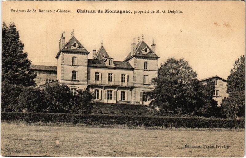 Carte postale ancienne Chateau de Montagnac