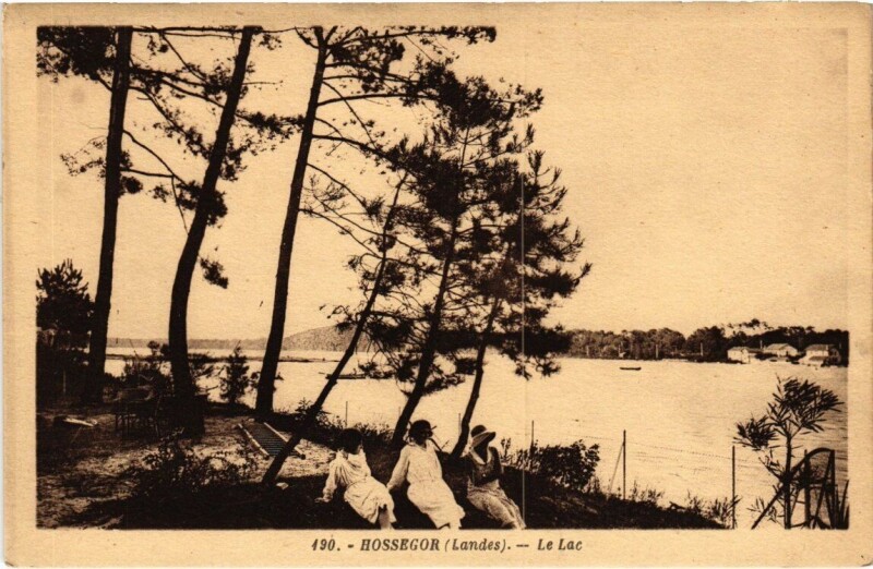 Carte postale ancienne Hossegor - Le Lac