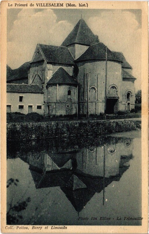 Carte postale ancienne Le Prieuré de Villesalem