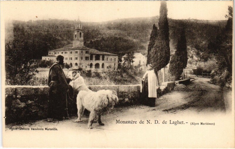 Carte postale ancienne Monastére de N. D. de Laghet