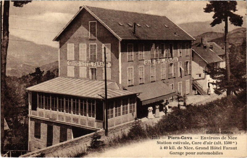 Carte postale ancienne Piera-Cava - Environs de Nice