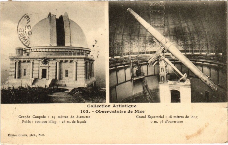 Carte postale ancienne Observatoire de Nice