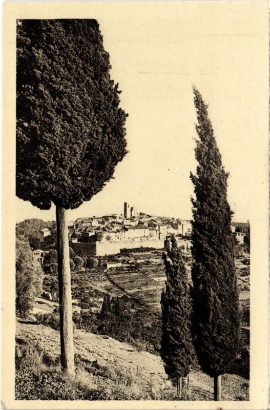 Carte postale ancienne Cote d'Azur - Saint Paul - Vue générale