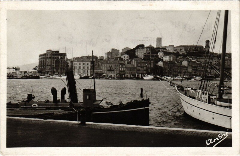 Carte postale ancienne Cannes - Le Suquet à Cannes