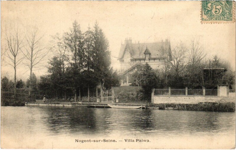 Carte postale ancienne Nogent-sur-Seine - Villa Paiwa à Nogent-sur-Seine