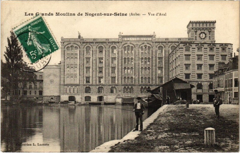 Carte postale ancienne Nogent-sur-Seine - Grands Moulins à Nogent-sur-Seine