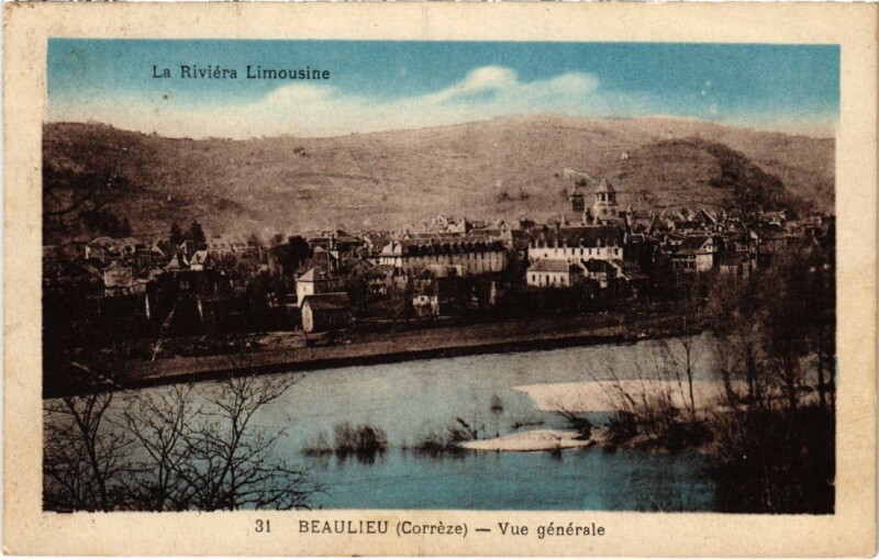 Carte postale ancienne Beaulieu - Vue Generale