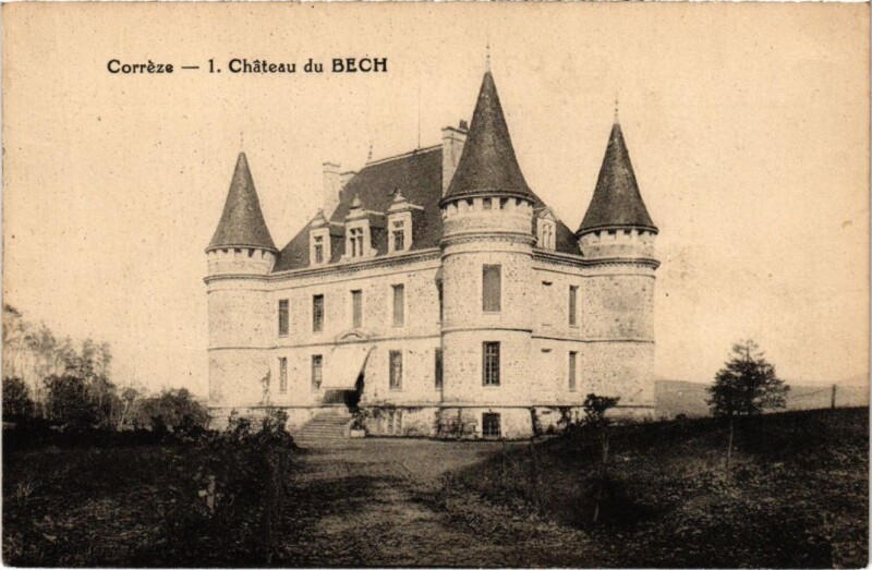 Carte postale ancienne Chateau du Bech