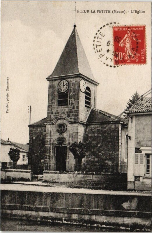 Carte postale ancienne Koeur - La - Petite - L'eglise à Koeur-la-Petite