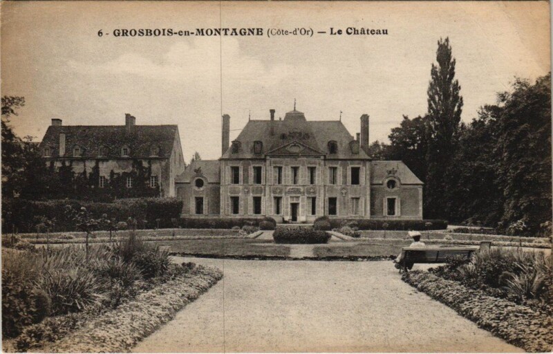 Carte postale ancienne Grosbois-en-Montagne - Le Chateau à Grosbois-en-Montagne