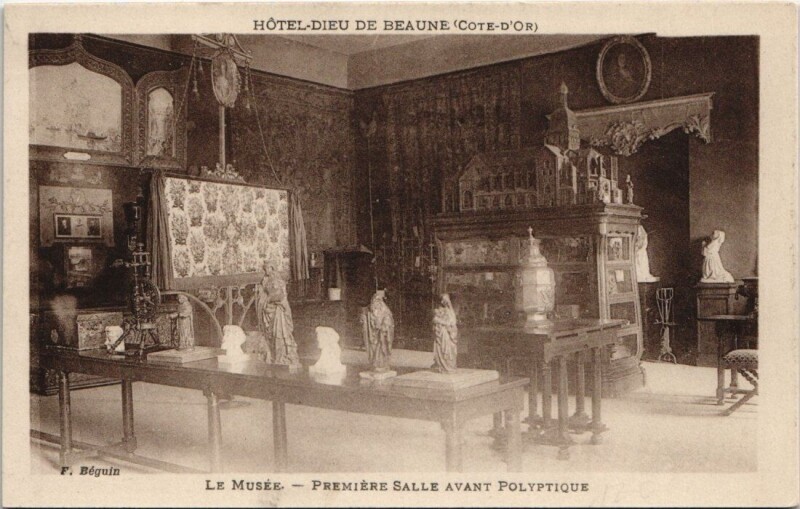 Carte postale ancienne Hotel-Dieu de Beaune - Premiere Salle avant Polytipique à Beaune