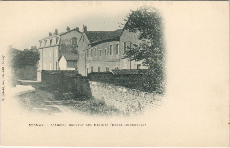 Carte postale ancienne Stenay - L'Ancien couvent des minimes à Stenay