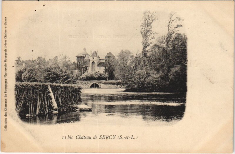 Carte postale ancienne Chateau de Sercy à Sercy