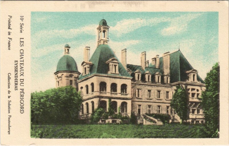 Carte postale ancienne Les Chateaux du Perigord Eyssendieras